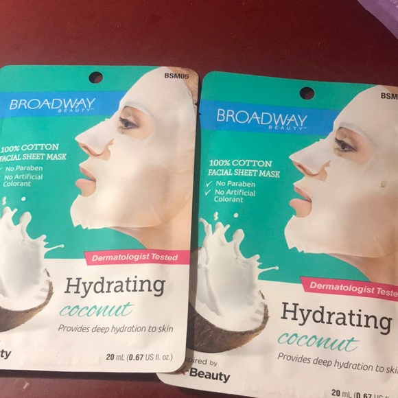 100% cotton facial sheet mask - Picture 1 of 2